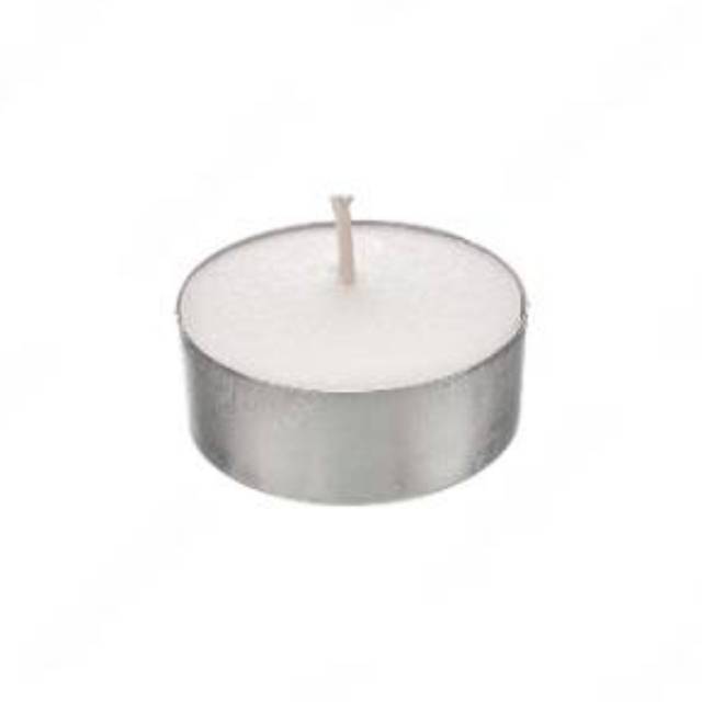 Lilin Tealight Bundar 100 Pcs - Putih