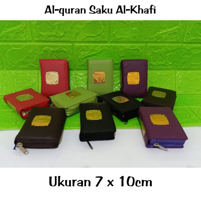 Al-quran Saku Mushaf Saku Resleting Al-Kahfi Diponegoro