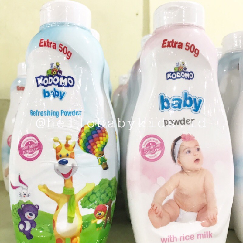 Kodomo bedak bayi 200 gr + extra 50 gr