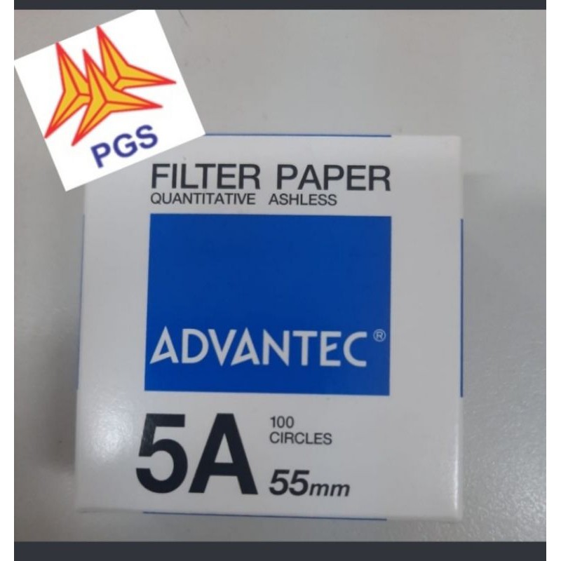 Jual Advantec Filter Paper Quantitative No 5A diameter 55mm Shopee