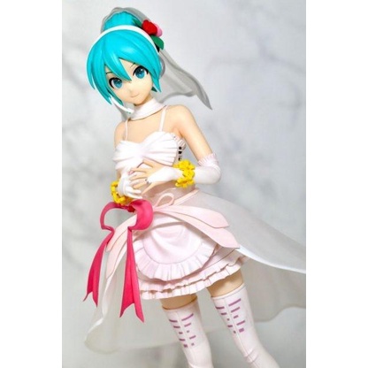 Figure | Pvc Hatsune Miku Spm Action Figure White Dress Miku Sega Vocaloid