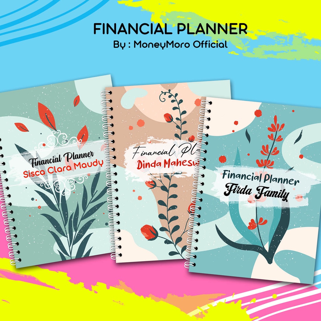 

MoneyMoro Financial Planner / Buku Catatan Keuangan Custom 016-018