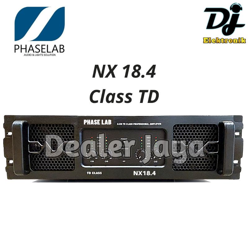 Power Amplifier Phaselab / Phase Lab NX 18.4 / NX18.4 - 4 channel