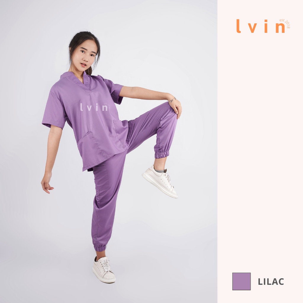 [ Lvin ] Vol II - Baju OKA Joger Mandarin Collar / Baju Jaga / Set Baju Celana Jaga Oka / Dokter Lengan Pendek / Baju OK / Dazzling series