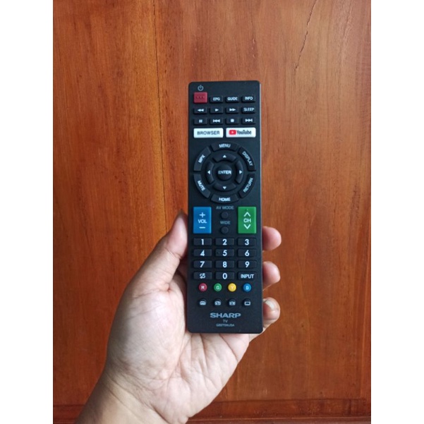 Remot LED TV sharp Aquos Easy Smart GB275WJSA Original