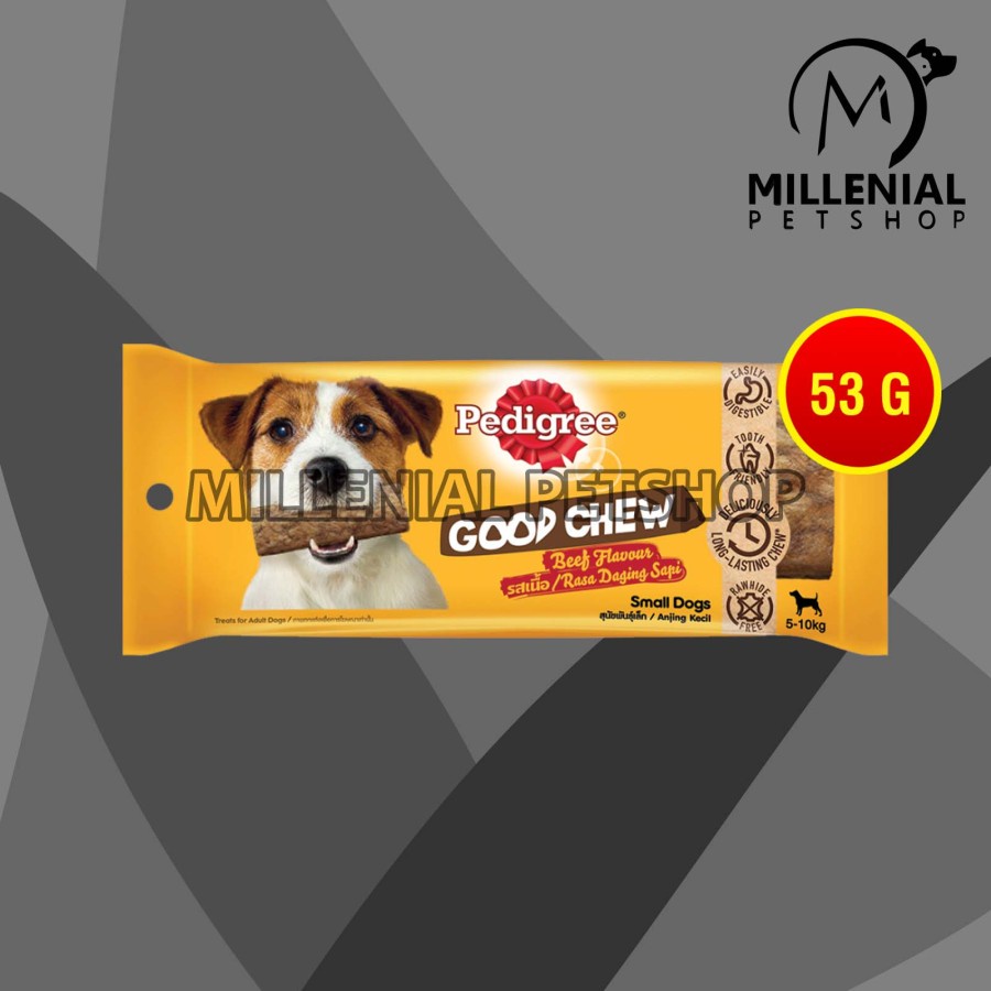 Pedigree Chew Makanan Cemilan Anjing Dog Snack Beef