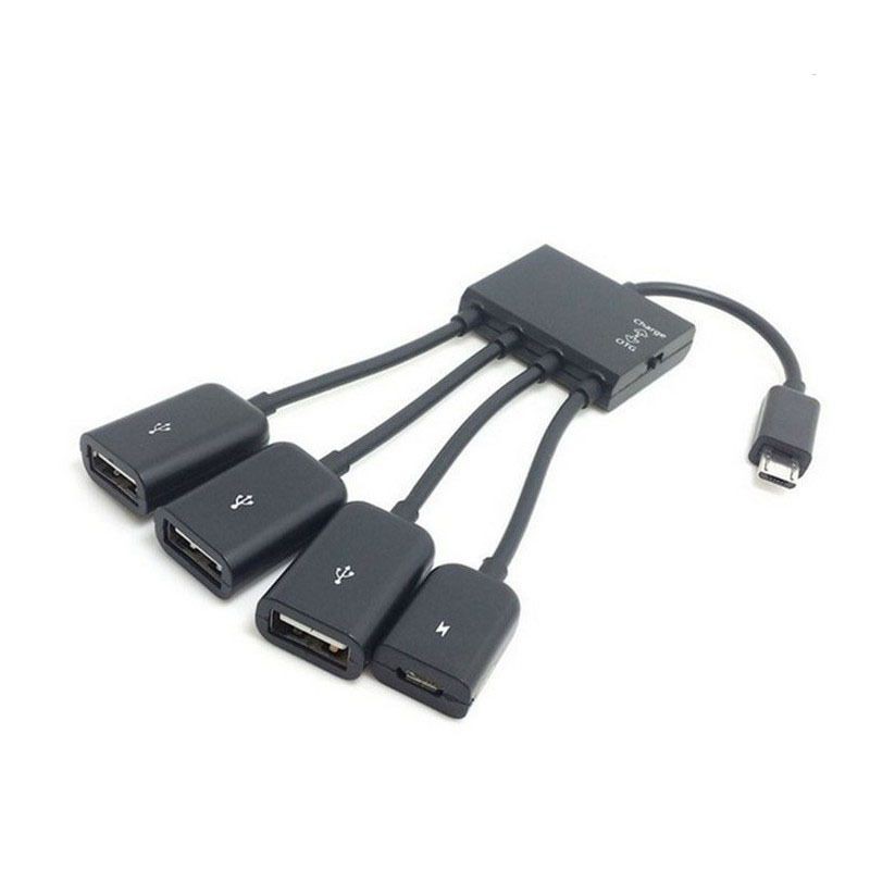 Micro Usb Hub 4in1 Charge Kabel Otg Micro 3 Port USB Female