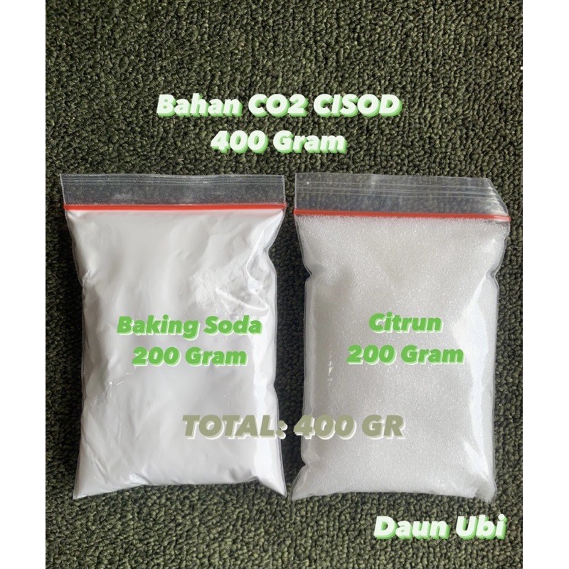 BAHAN ISI ULANG CO2 CISOD / 1 PAKET CITRUN + BAKING SODA / SODA KUE 400GRAM
