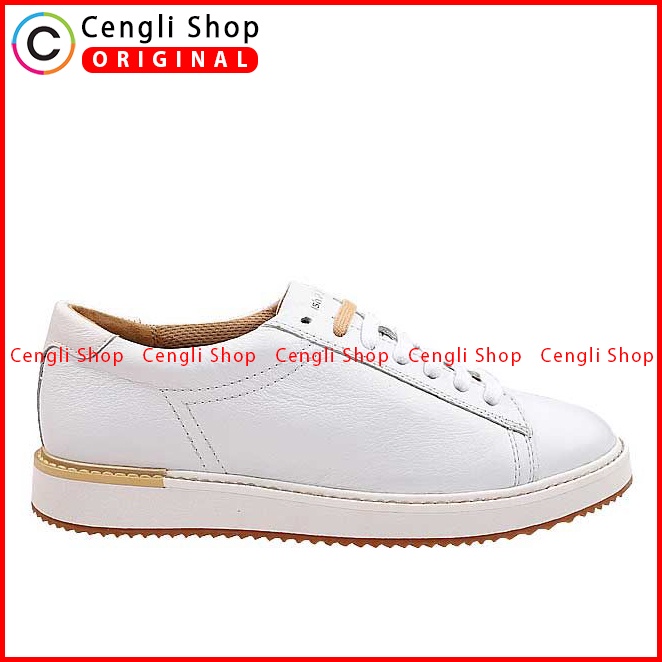 SEPATU SNEAKER KULIT HUSH PUPPIES WANITA ORIGINAL CASUAL PUTIH HW05
