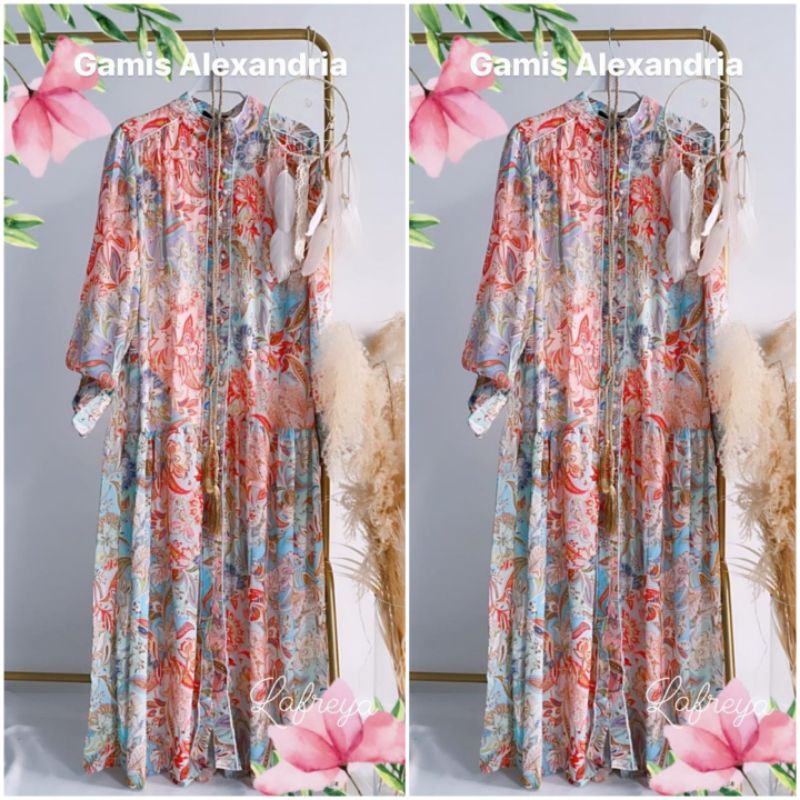 GAMIS BANGKOK BATIK PREMIUM FULL PURING ORIGINAL BRAND