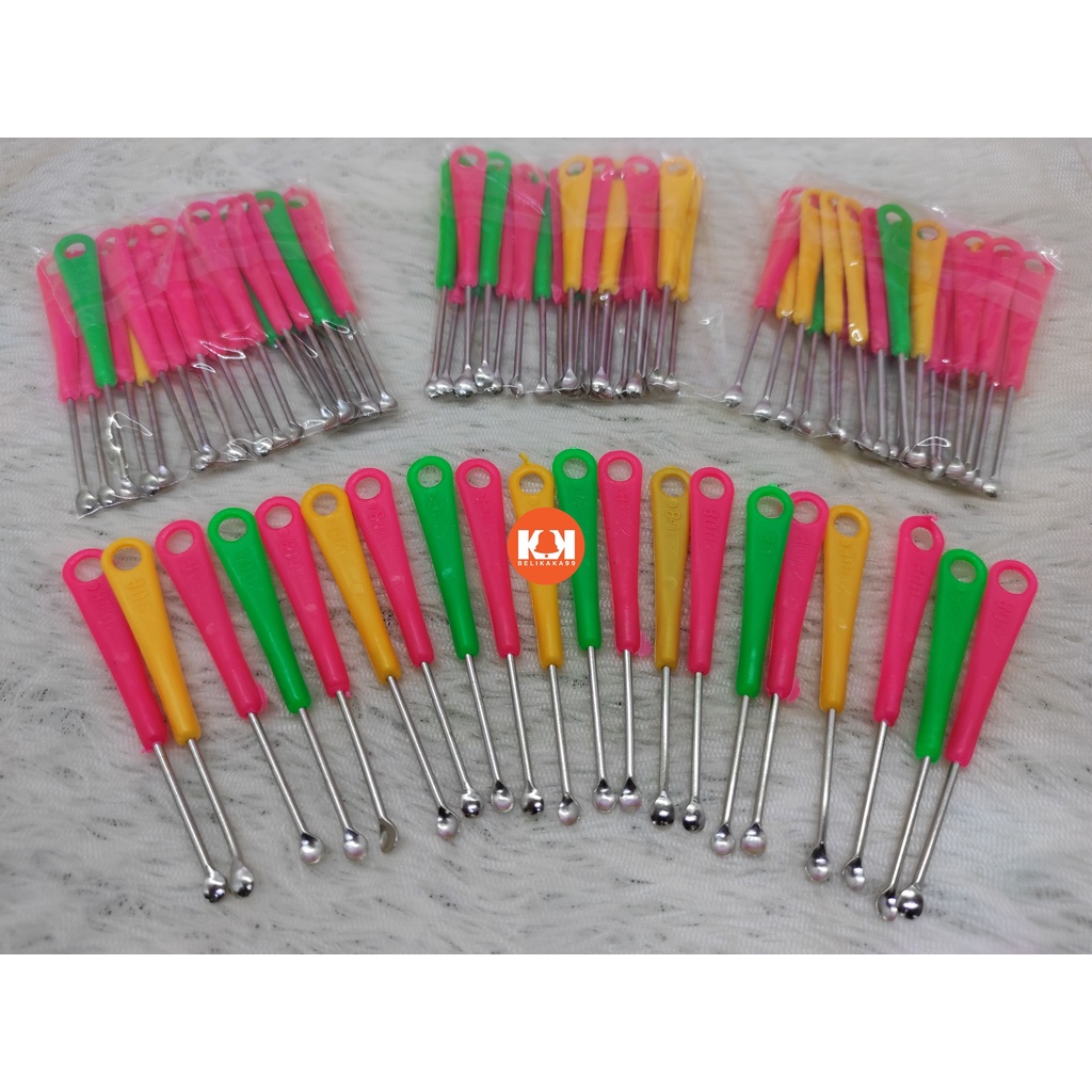 (20 PCS) KOREK KUPING BESI GAGANG PLASTIK WARNA 2 0 0 8 / KOREK TELINGA BESI / PEMBERSIH TELINGA BESI / KOREK KUPING BESI 2 0 0 8