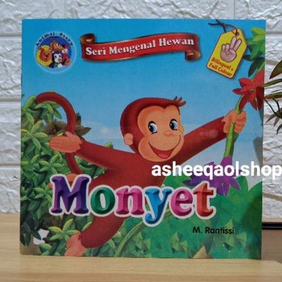 Buku Cerita Anak Monyet/seri mengenal hewan
