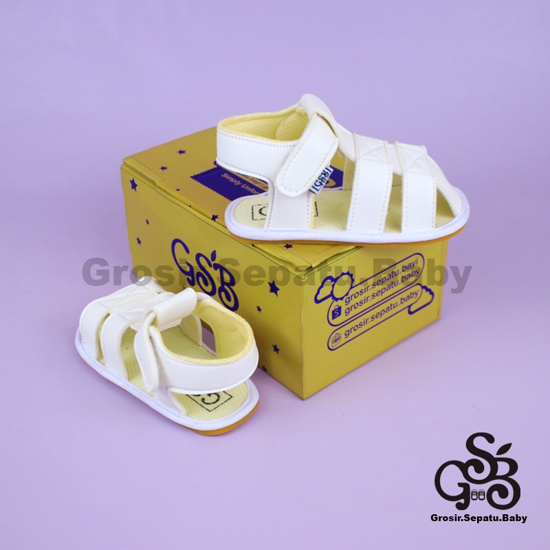 sepatu bayi sendal bayi sandal bayi laki laki perempuan prewalker bayi  umur 2 - 12 bulan model casual S04 polos ringan  fleksibel &amp; Anti Slip