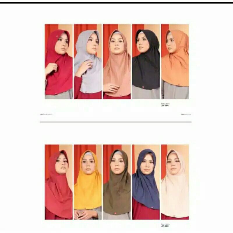Kerudung Dauky | Bergo Rara Serut Belakang | Daily Hijab