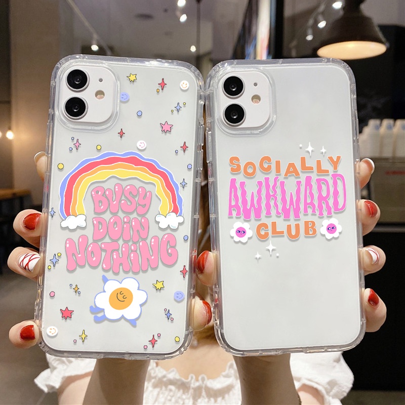 REALME Case Motif Pelangi Untuk OPPO A74 A54 A94 A93 A57 A59 A8 A83 A9 F1S A39 A15 A15S A53 A32 A33 S A37 A35 A16 A16S A54S A52 A9 A7 2020 A1k A52 C