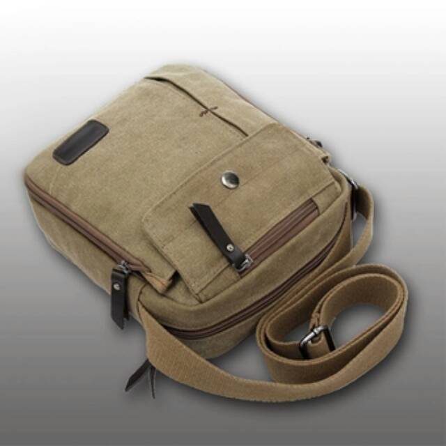 Tas Selempang Sunweb Men Messenger Bag Canvas Vintage Shoulder Crossbody BagsOutdoor Travel Bag