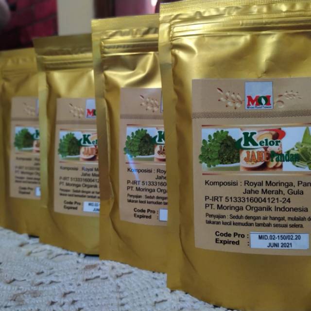 

KJP ( kelor , jahe , pandan )