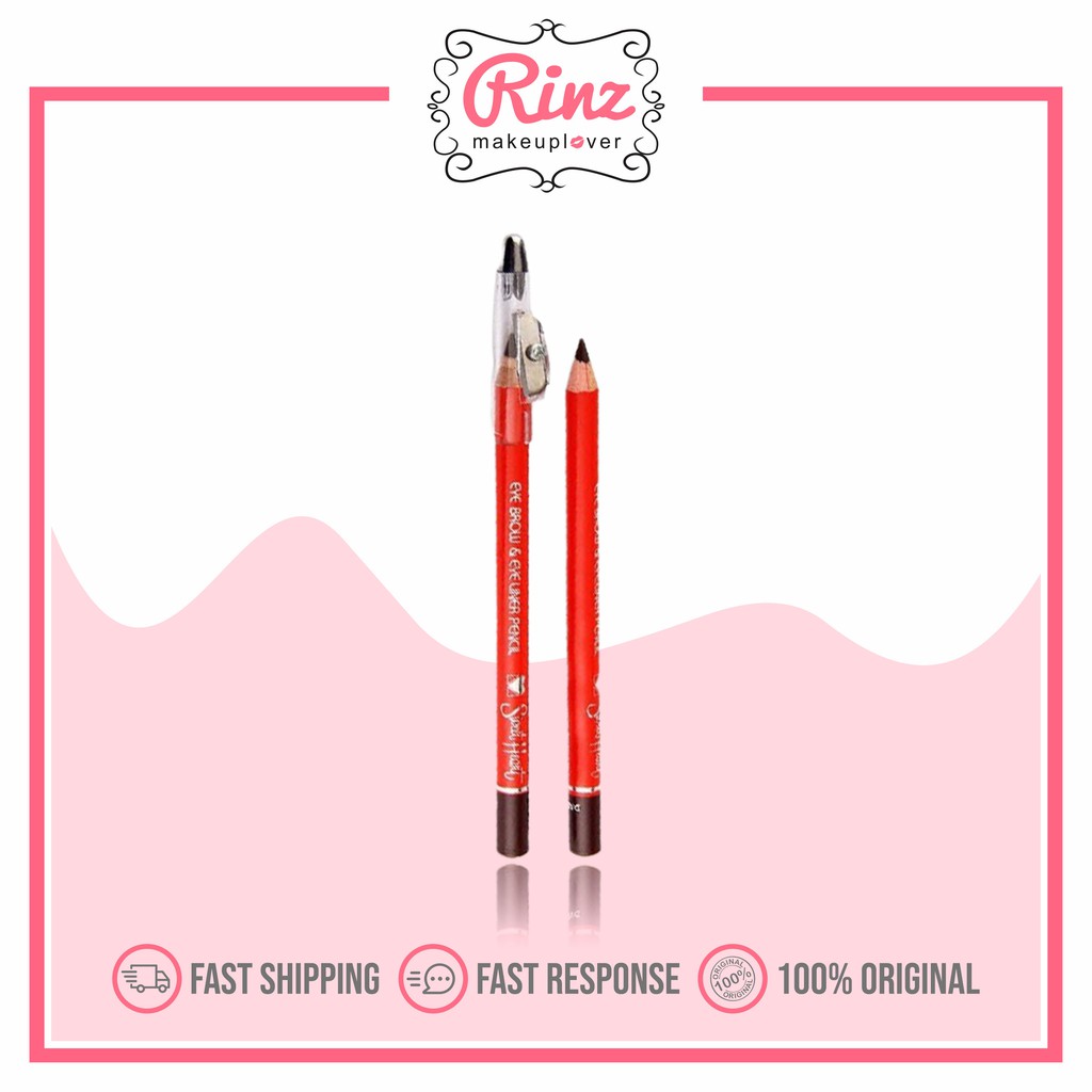 Pensil Alis Thailand Sweet Heart Eyebrow &amp; Eyeliner Original