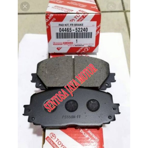 Kampas Rem Depan Brake Pad New Vios Yaris 2006-2012 Original