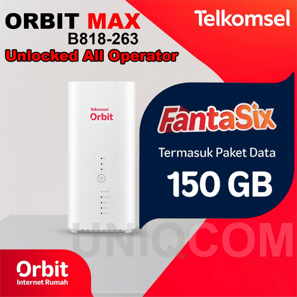 Home Router Huawei B628 Telkomsel Orbit Max H1 150GB Garansi Resmi