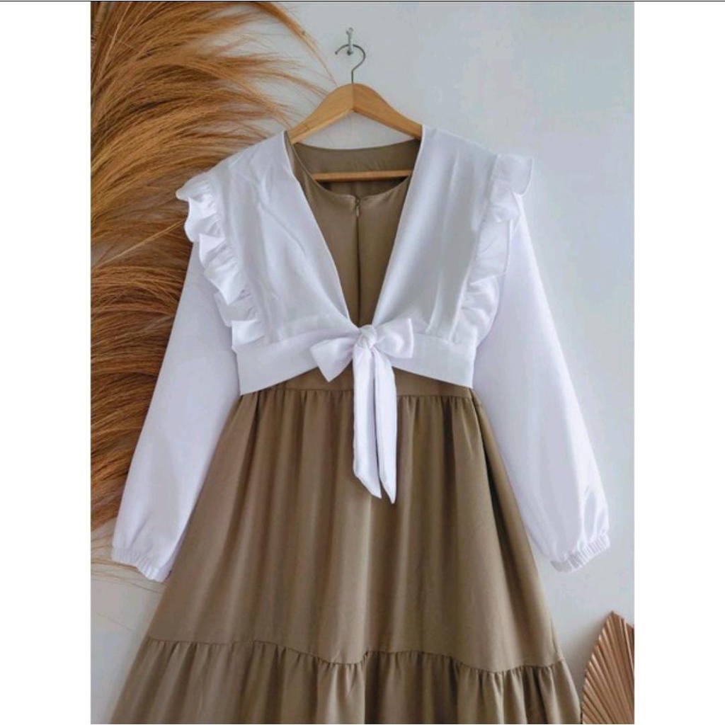 shakila gamis/setelan 2in cardingan/dress wanita-2