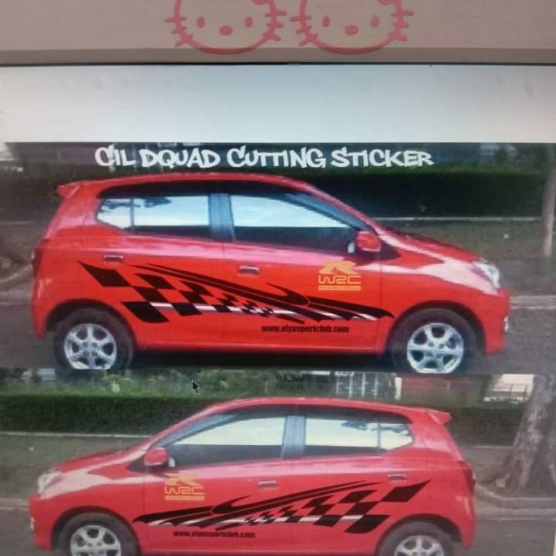 striping mobil cutting Ayla/ cutting mobil alya
