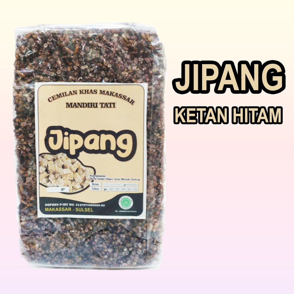Jipang Beras Ketan Hitam Khas Makassar