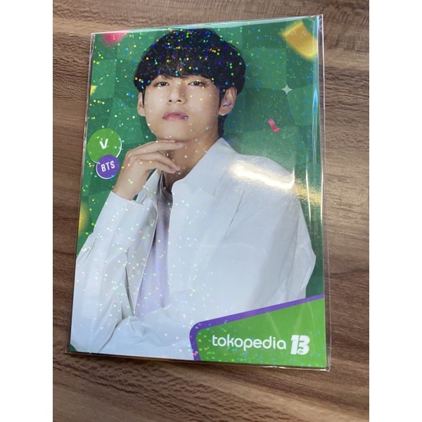 READY  PC Postcard BTS V Taehyung mphi tae tae Toko ijo Hijau OFFICIAL