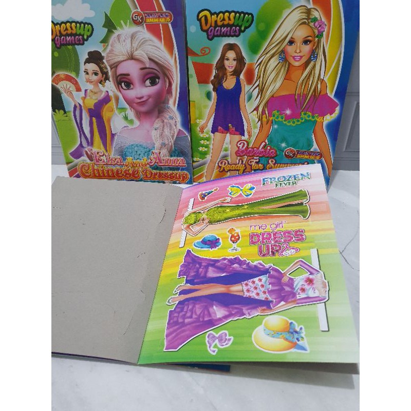 bongkar pasang kertas/mainan baju bajuan/Dress up-5