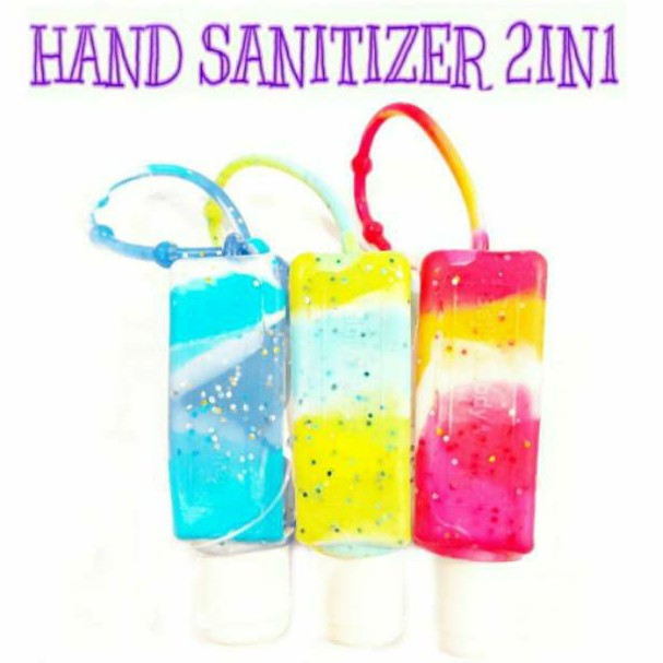 ON SALE! ❤[HOLDER+ HAND SANITIZER MOTTO] POCKETBAC HAND SANITIZER HAND GEL WITH COLOUR &amp; MARMER HOLDER 2IN1 30 ml ANTI BACTERIAL HAND GEL 29 ML rubber