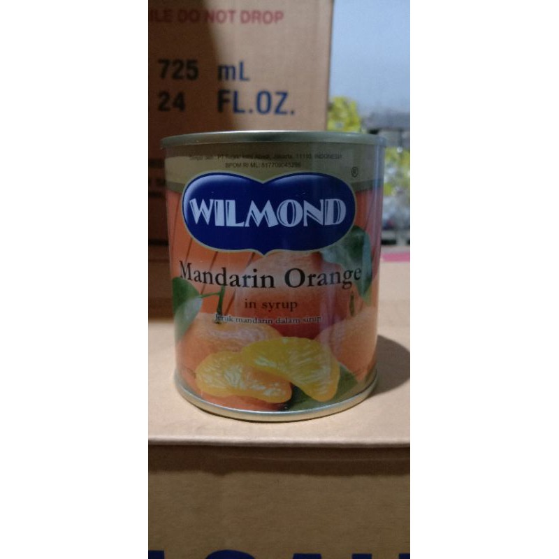 wilmond mandarin orange in syrup canned 175gr