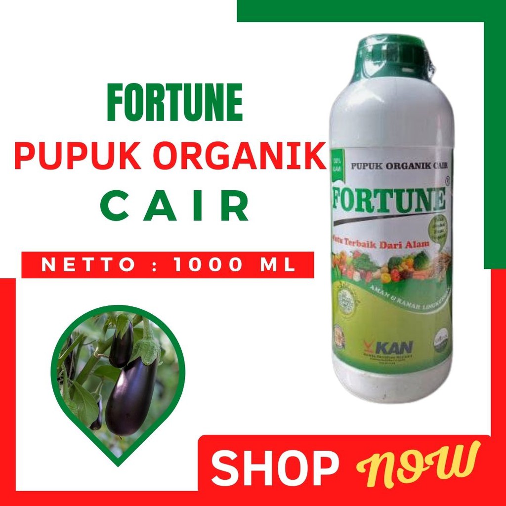 PUPUK organik cair untuk padi FORTUNE, Pupuk Organik Alami Buah & Sayur
