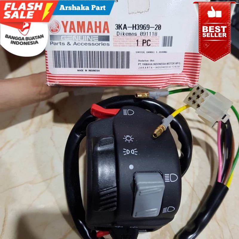 PROMO SAKLAR KIRI RX KING ASLI ORI YAMAHA 3KA-H3969-20 PASTI ASLI ORIGINAL