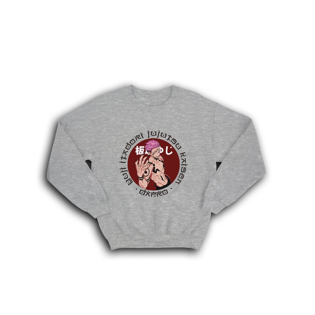 SWEATER JAKET CREWNECK TERBARU SERIES ITADORI KUSUNA JUJUTSU KAISEN ANIME MANGA