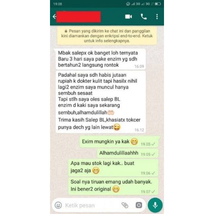 Cream Salep BL Murni Versi Original100% Tanpa Oplosan Salep Gatal Kutu Air Eksim Panu Kurap Ampuh