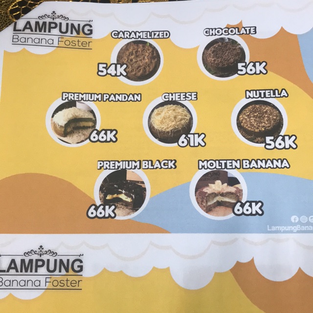 Oleh oleh lampung banana foster langsung gojek di bandar lampung