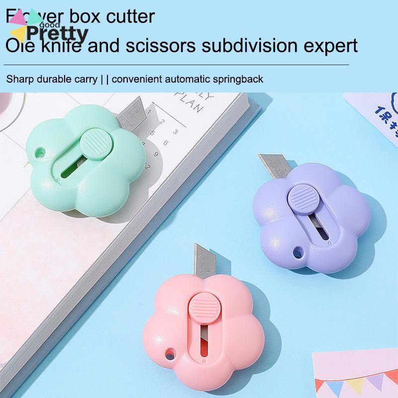 Cutter Cloud Shape Pemotong cutter Lucu Portabel Unboxing Pemotong Kertas Rumah Kantor