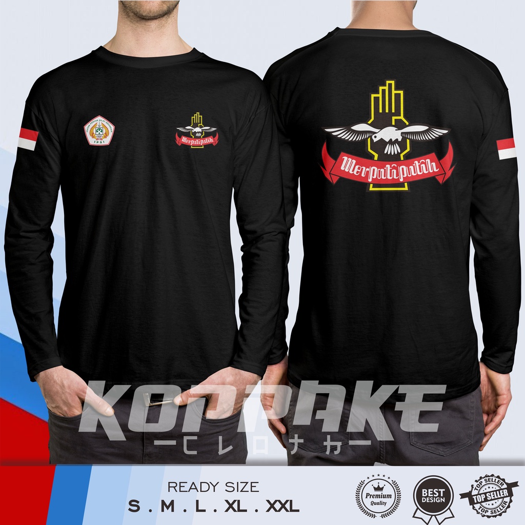Kaos Pencak Silat Merpati Putih Indonesia Lengan Panjang Baju Distro