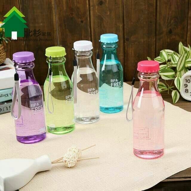 Terbaru!! Botol Minum Soda [1 Kg Muat 12 Pcs] BPA FREE Transparan / Water Bottle Bening Free Bubble