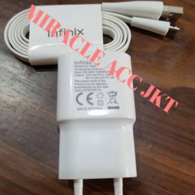 Charger infinix original fast charging