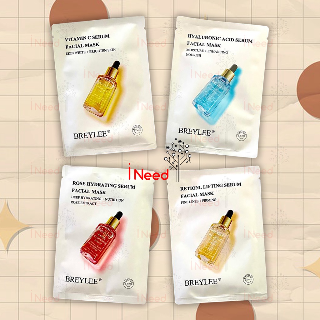 (INEED) BREYLEE Face Mask (Sheet Mask) | BREYLEE Masker Wajah