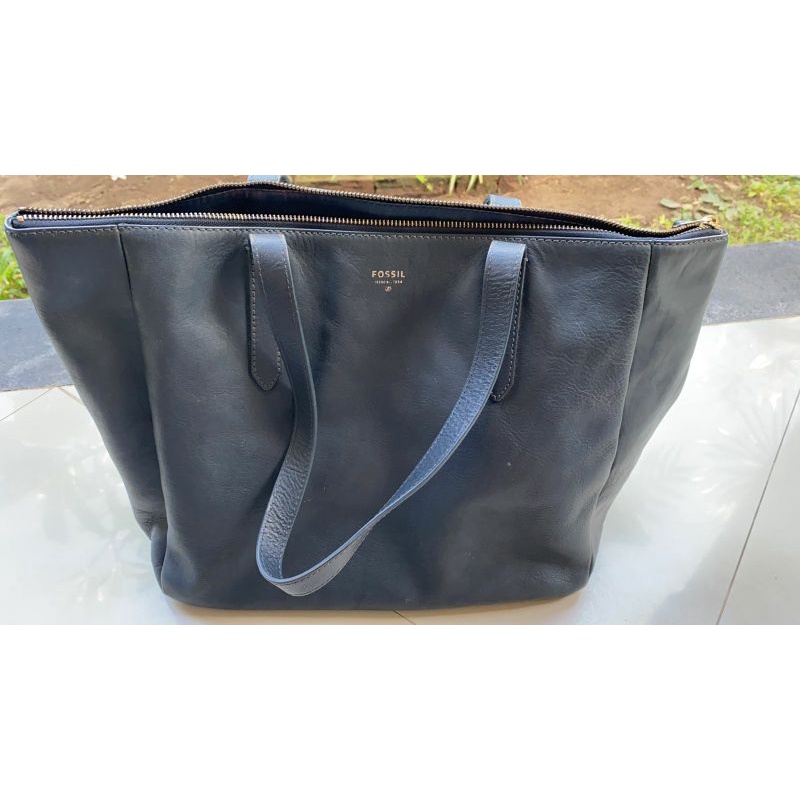 FOSSIL SYDNEY SHOPPER HERITAGE BLUE BNWT