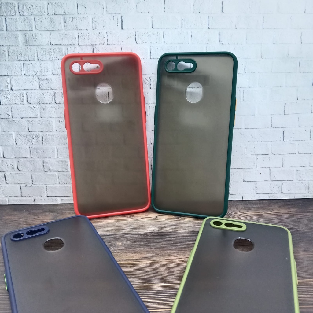 Casing Oppo F9 Dove Matte Transparan Slim Fuze Macaron My Choice Case