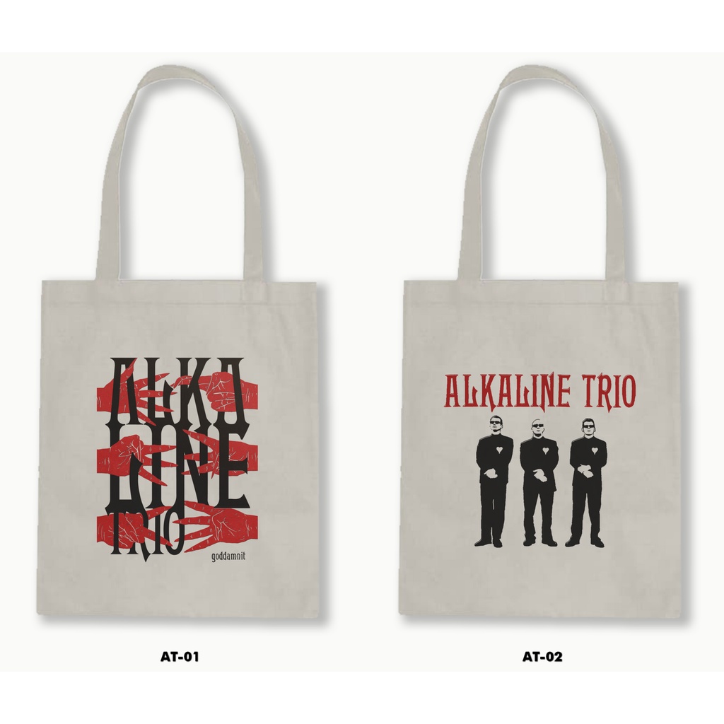 TOTE BAG BLACU - ALKALINE TRIO