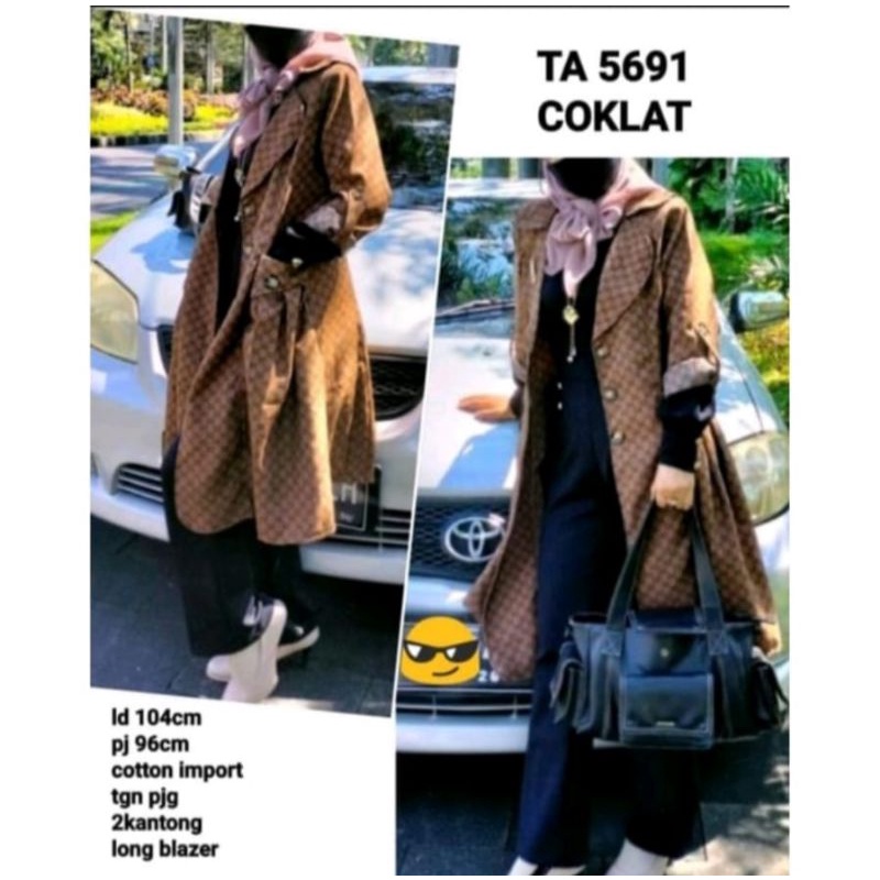 long Blazer bangkok import//Blazer rompi premium//blazer rompi wanita terlaris