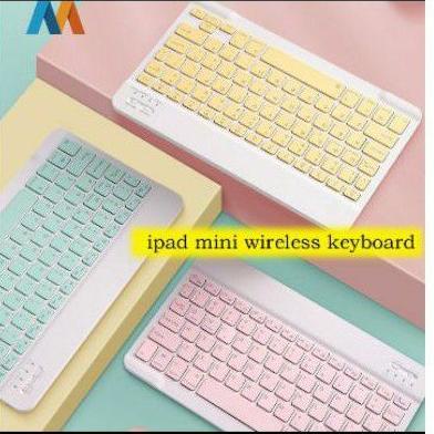Menarik Keyboard Wireless Bluetooth 10 inci Mini Portable Keyboard 10 inc