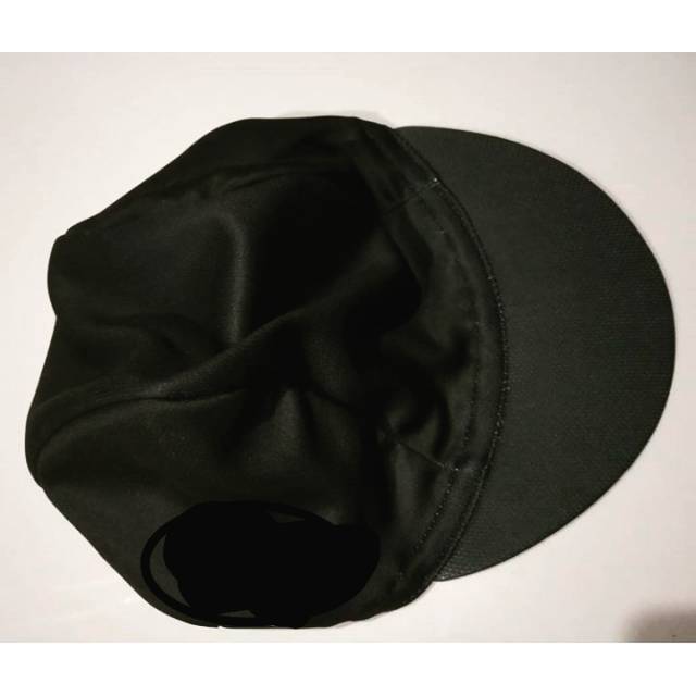 Topi Sepeda Hitam Polos