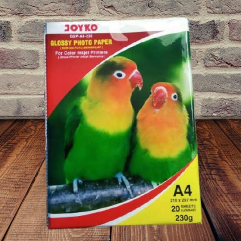 

Joyko kertas foto 230gram glossy