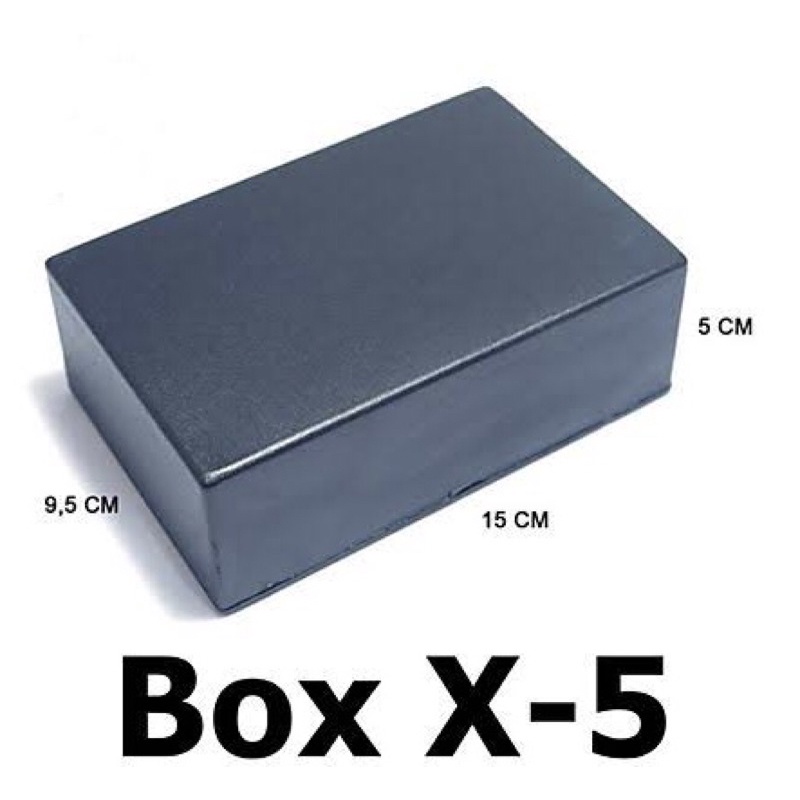 Box Plastik Hitam X 5 X - 5 Kotak Elektronik