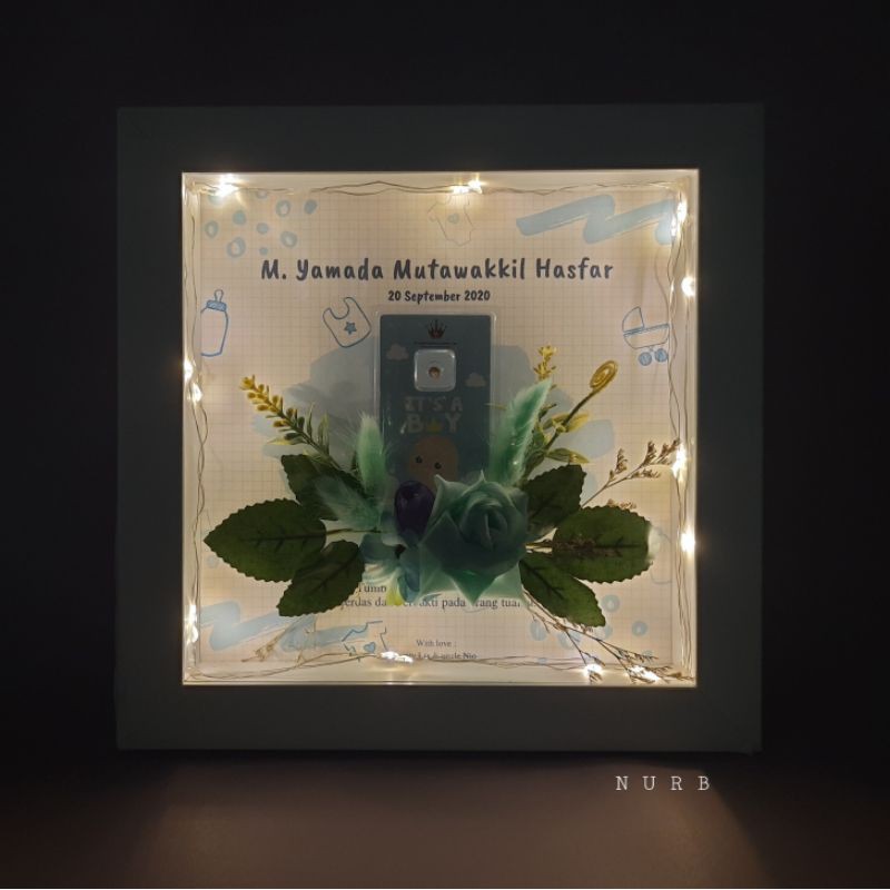 Pop up Frame 3D / Scrapbook / Kado Unik / Kado Newborn / Kado Wedding Hartadinata